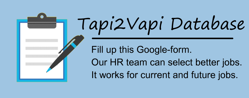 Candidate Database for Tapi2Vapi Jobs